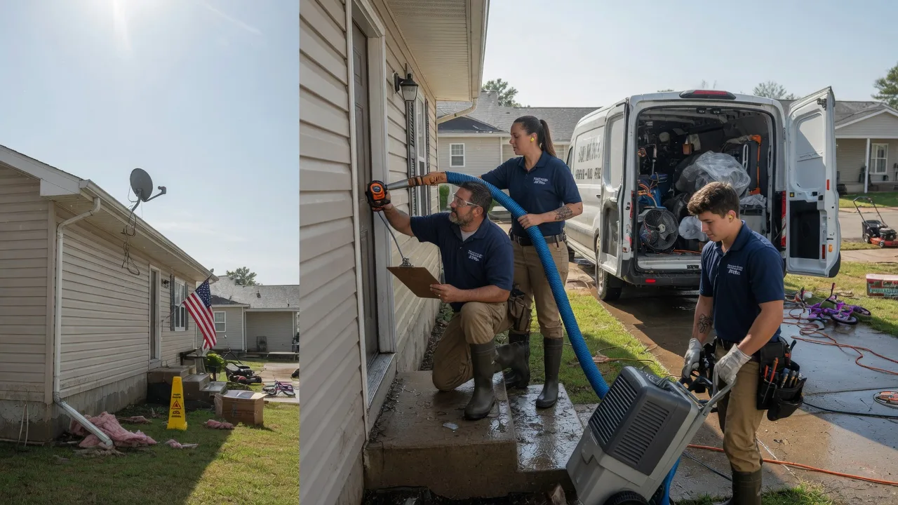 Ceiling Water Damage Restoration in Norway, KS near me